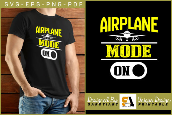 Airplane Mode on Pilot Funny T-shirt SVG Review