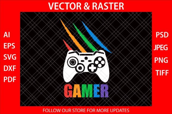 Cat Scratch Gamer Funny Video Gamer SVG Review