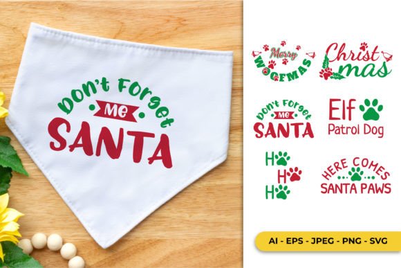 Christmas Funny Dog Bandana SVG Review