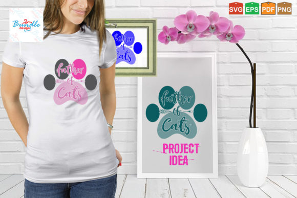 Father of Cats SVG I Funny Cats Review