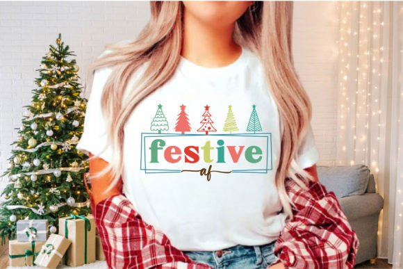 Festive Af Funny Christmas Tree SVG Review