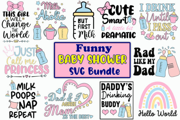 Funny Baby Shower SVG Bundle: A Designer Review