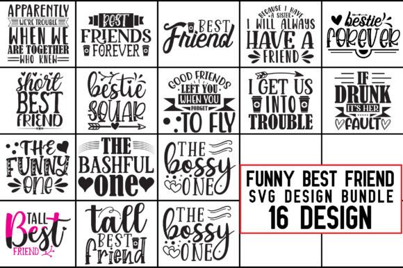 Funny Best Friend Svg Design Bundle Review