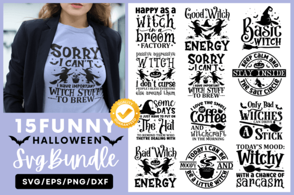Funny Halloween Quotes Svg Bundle Review