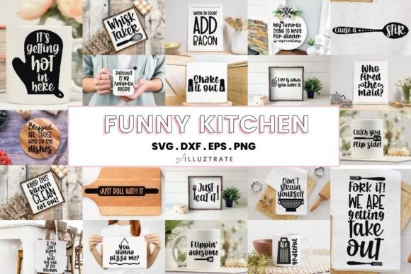 Funny Kitchen Quotes SVG Bundle Review