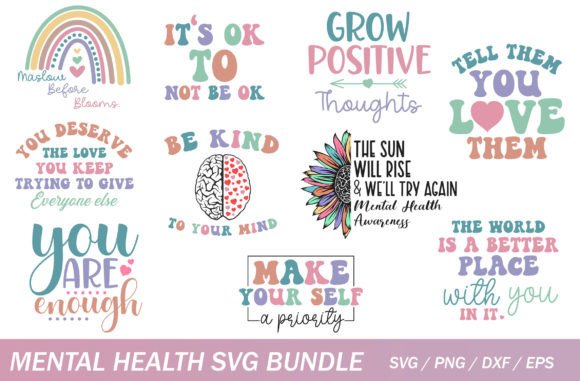 Funny Mental Health SVG Bundle: A Designer Review