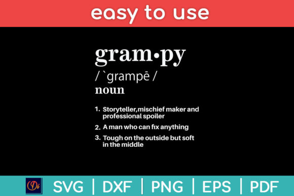 Grampy Definition Funny Father's Day Svg Review