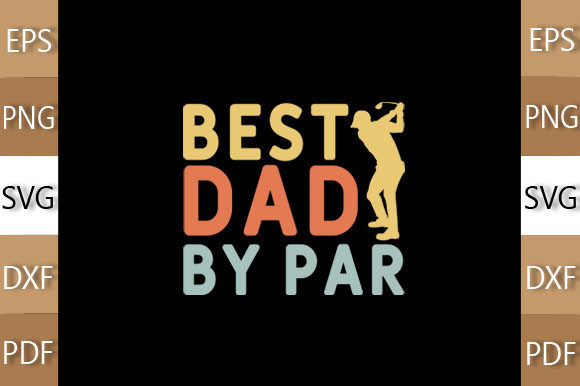 Men s Best Dad by Par Funny Golf Review