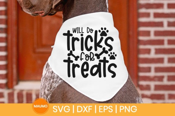 Tricks for Treats Funny Dog Bandana Svg Review